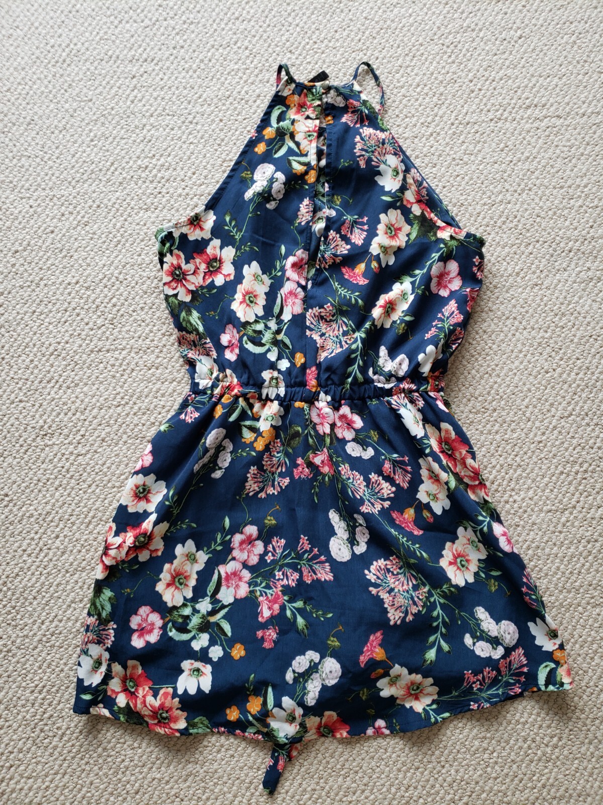 Floral Romper with Skirt Sz S