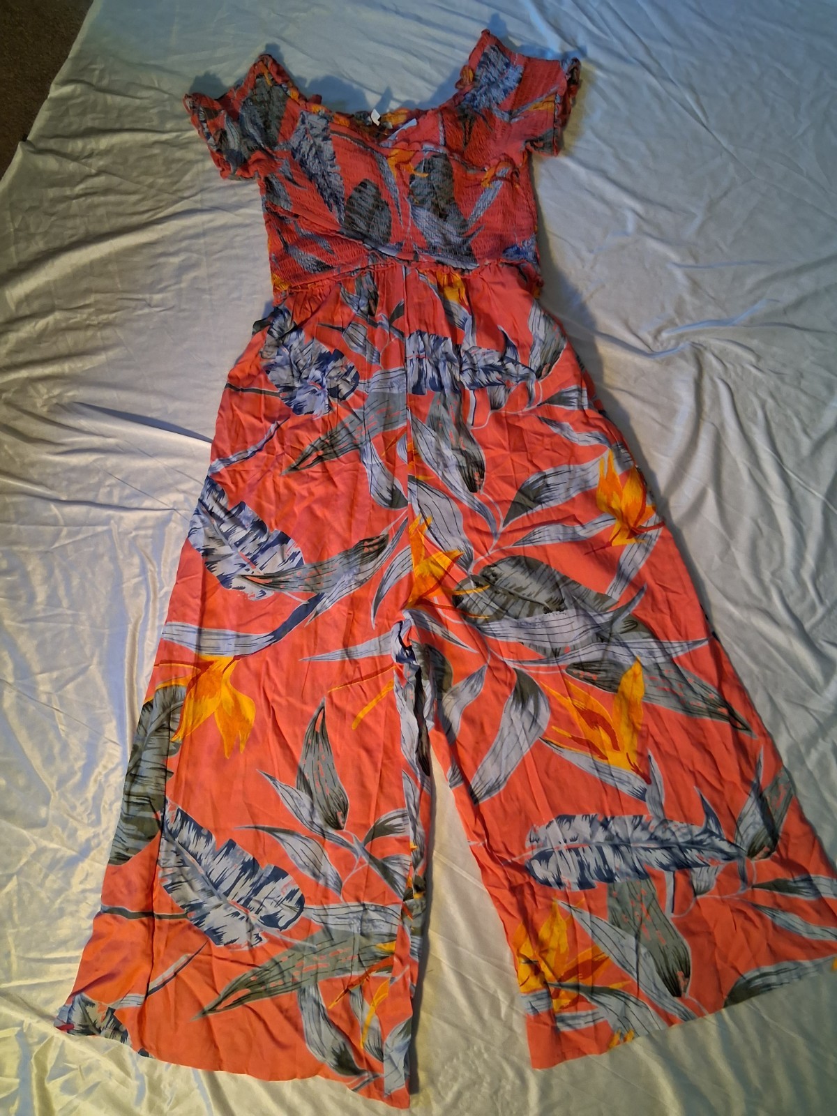 NWTPatron Of Peace Jumpsuit Womens Multicolor Tropical Rayon Size S