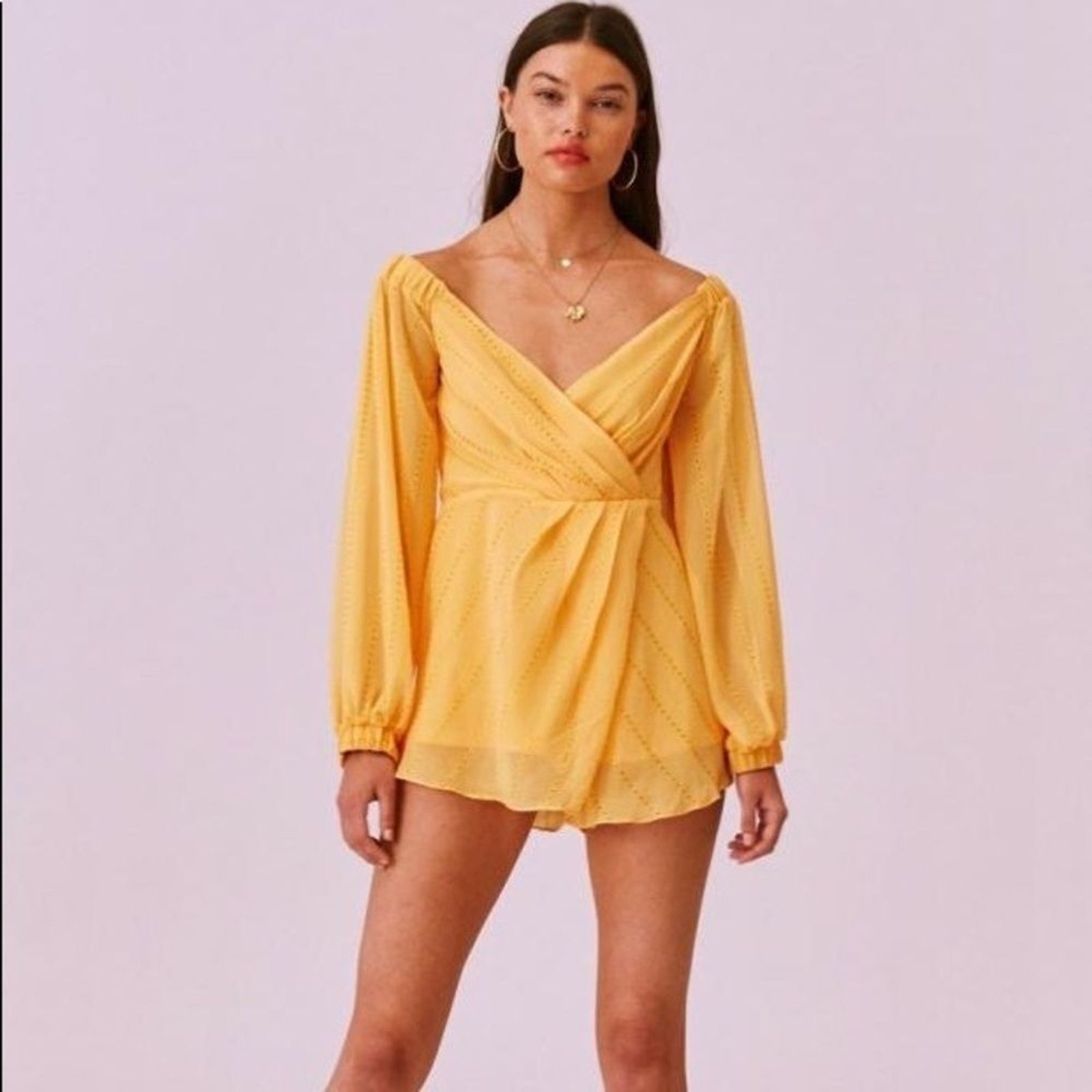 Finders Keepers Evie Playsuit Mango NWT Women SIZE S