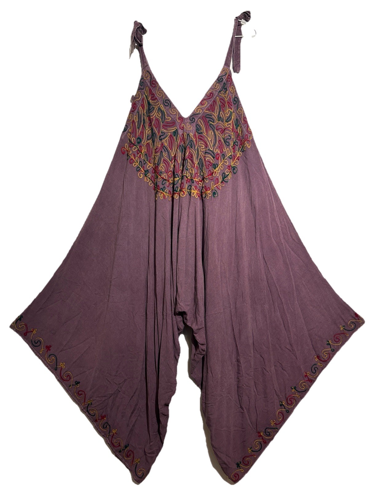SACRED THREADS embroidered ROMPER JUMPSUIT OVERALLS JUMPER O/S fit S/M/L/XL/1X