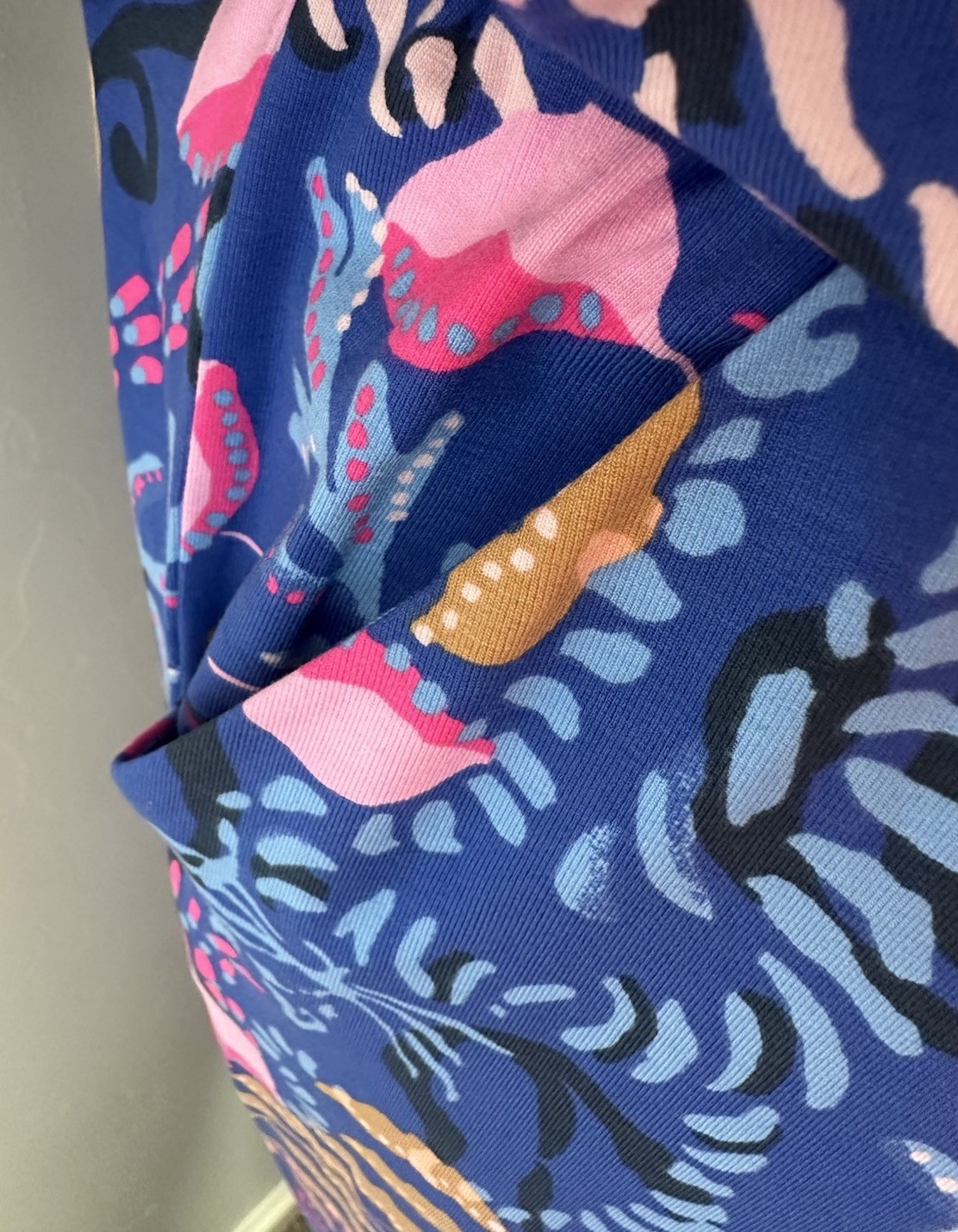 Lilly Pulitzer Wyota Jumpsuit XL Borealis Blue Absolute Purrfection NWT