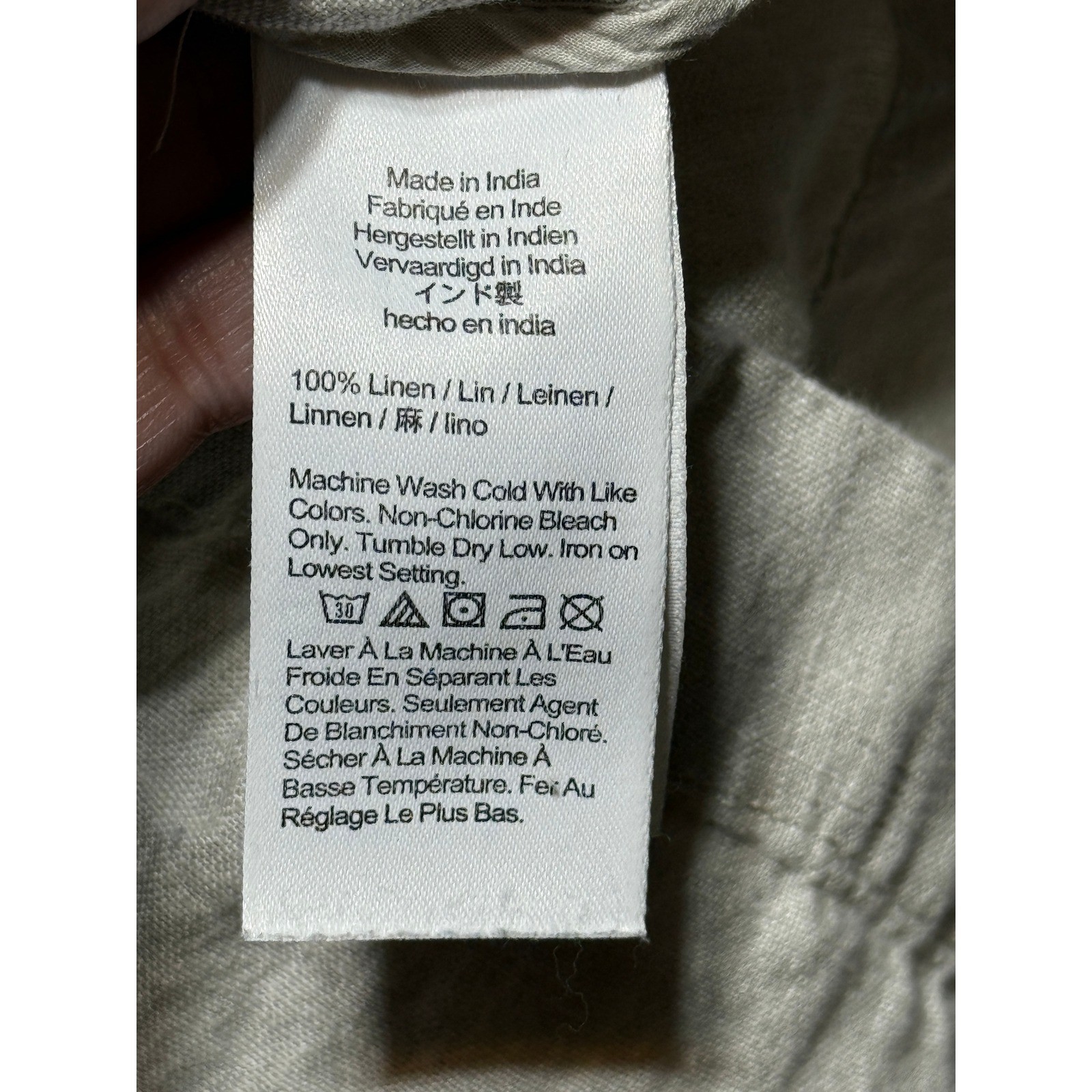 J.Crew Jumpsuit Women S Beige Excellent 100% Linen Wide Leg Adjustable Straps