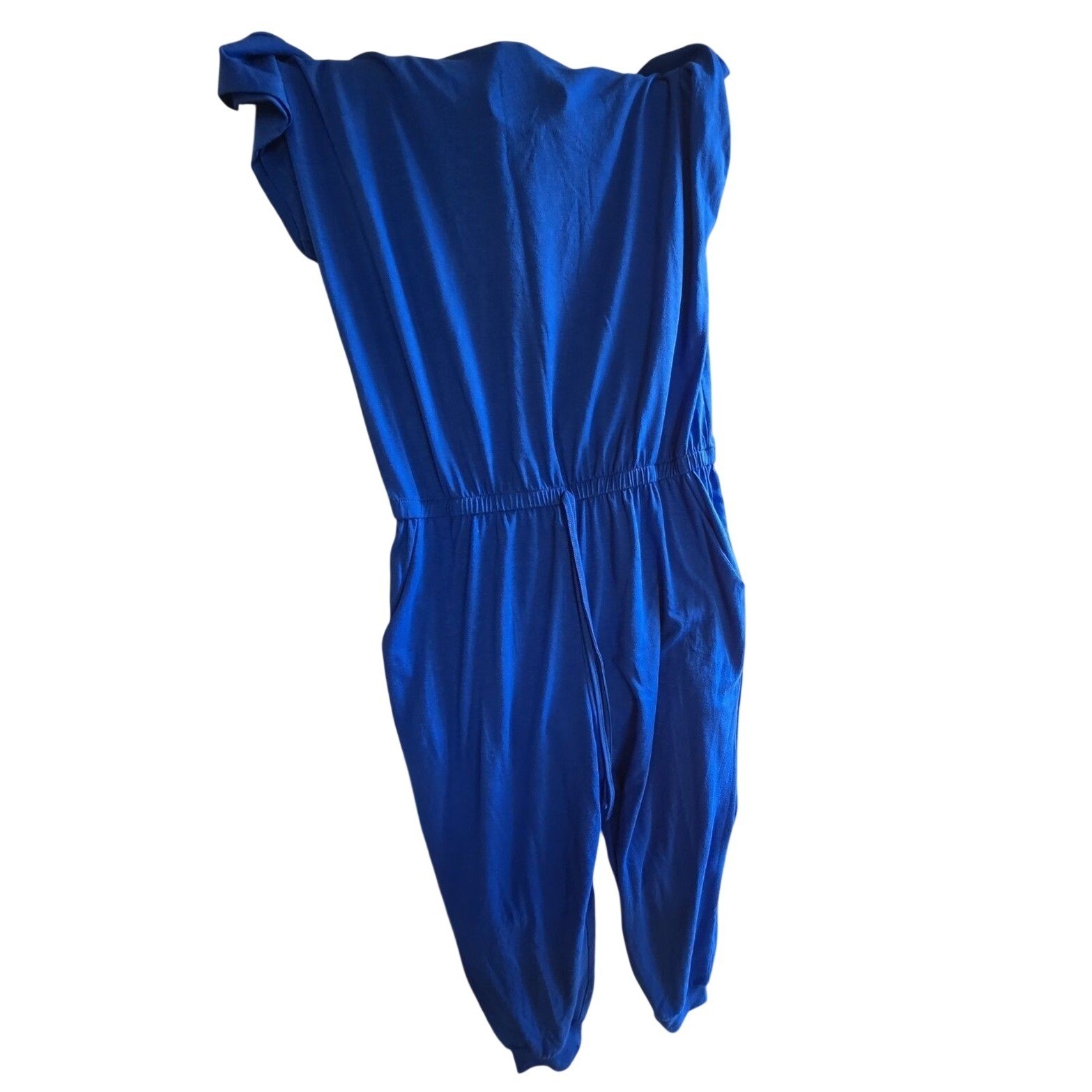 NWT PrettyGarden Royal Blue Jogger Jumpsuit – Size Large
