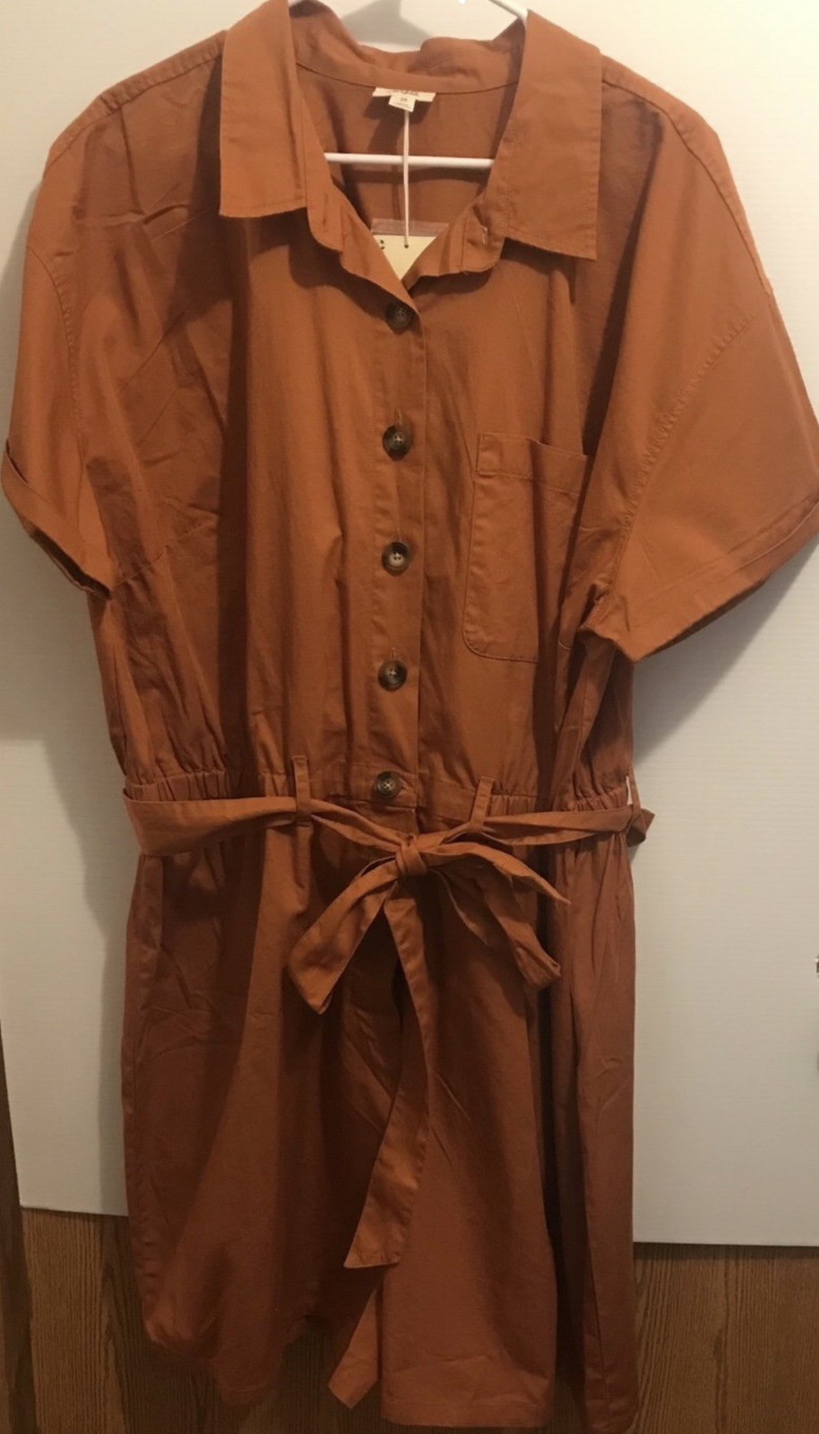 A.N.A Women’s Romper Jumpsuit Shorts Orange Size 2XL NWT