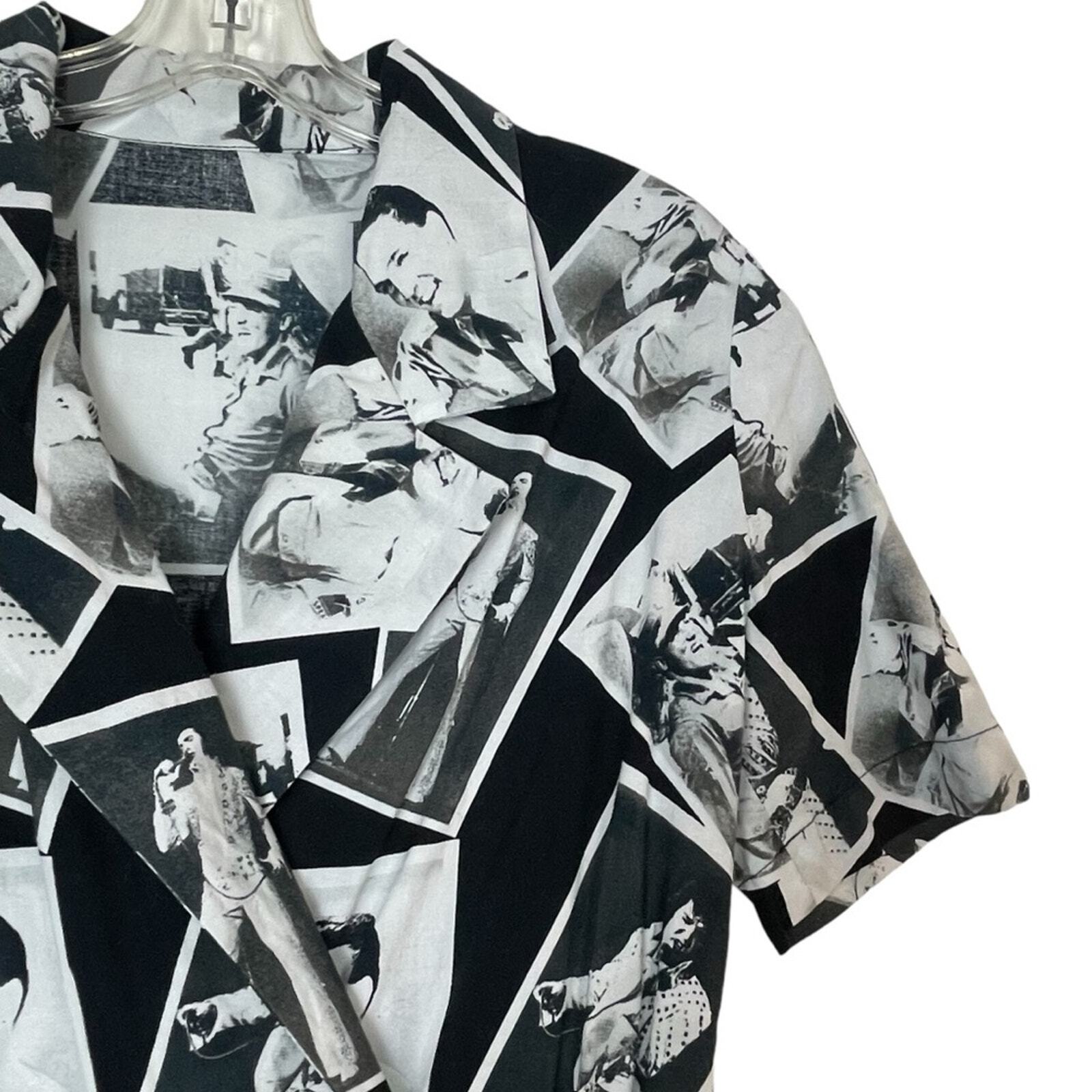 Vintage 80s 90s Retro 50s Pinup Style Cotton Elvis Presley Novelty Print Romper