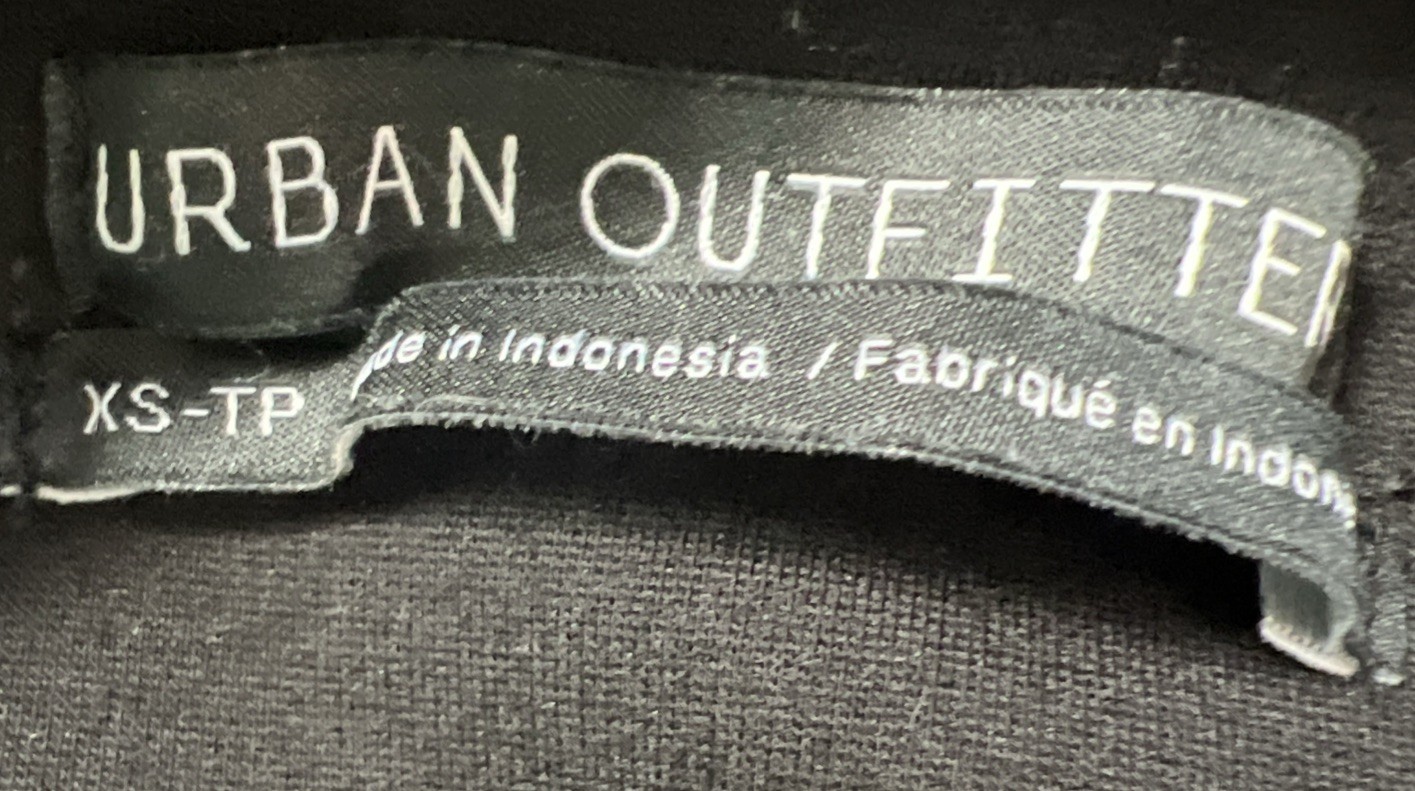 Urban Outfitters Black Jumper Tapered Leg Jumpsuit XS