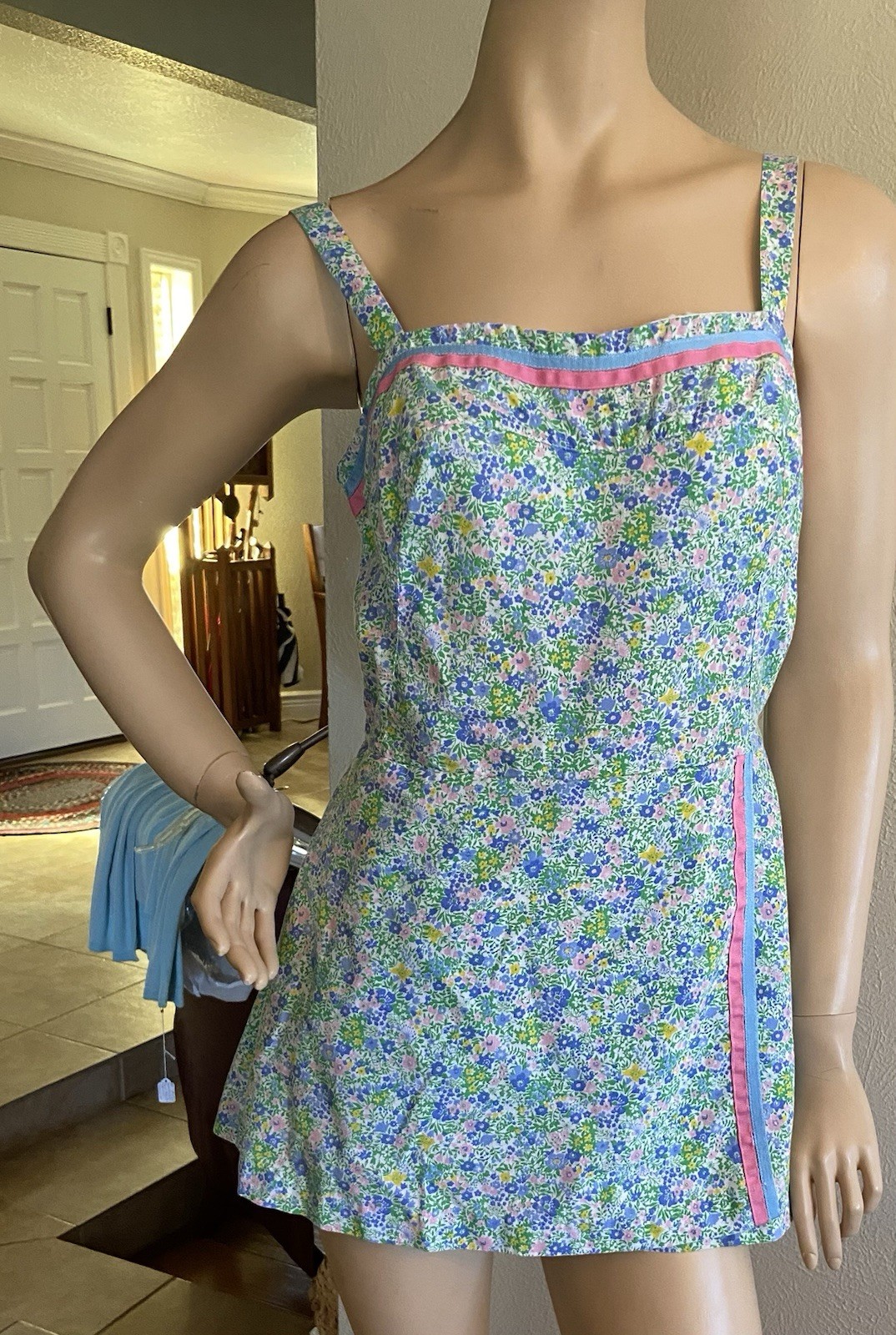 Vintage 60’s Women’s GaBar New York Romper Retro Floral Sz 14