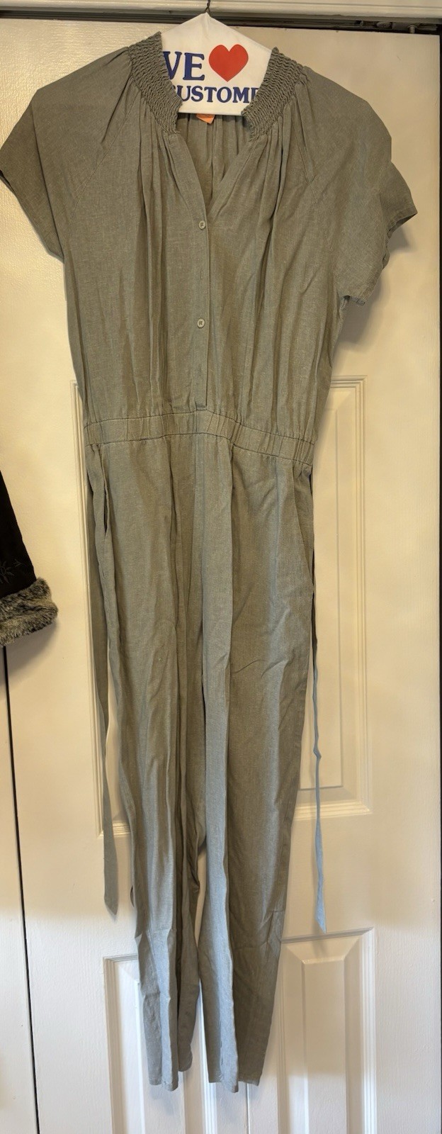 Jack by BB Dakota Light Green I’m All In Jumpsuit Medium