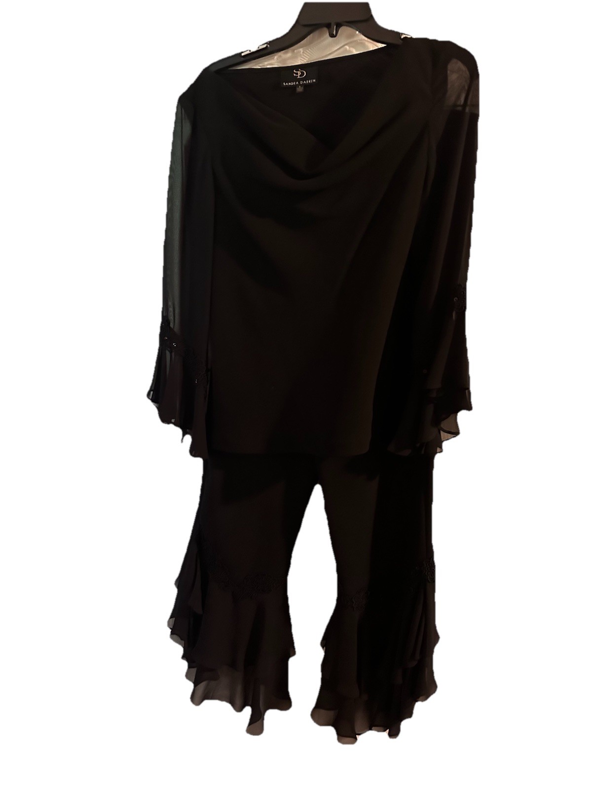 Sandra Darren Evening Pants Set Size 8