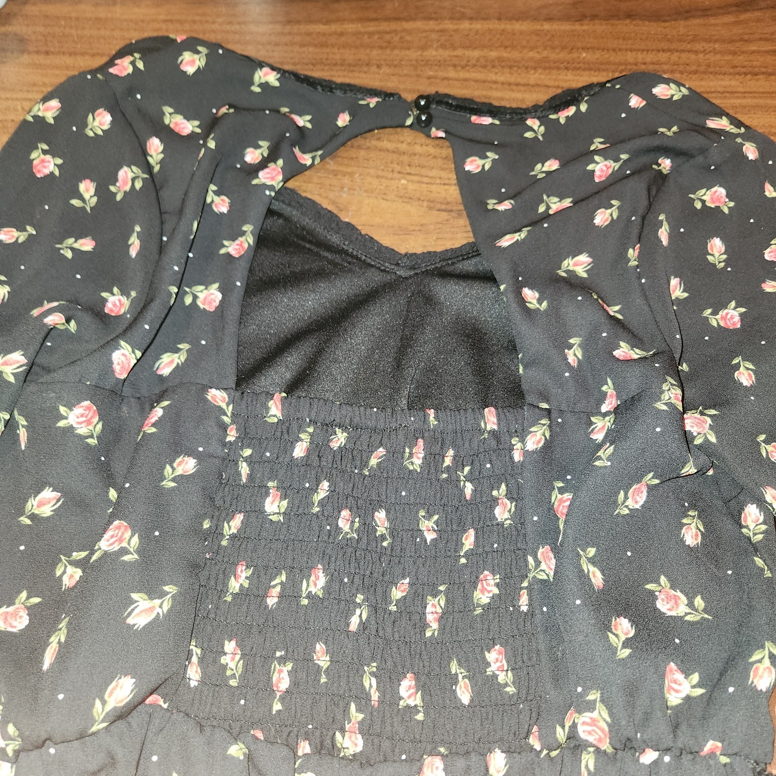 Womens Disney Princess Romper Lace Medium Black Roses Belle Beauty & the Beast