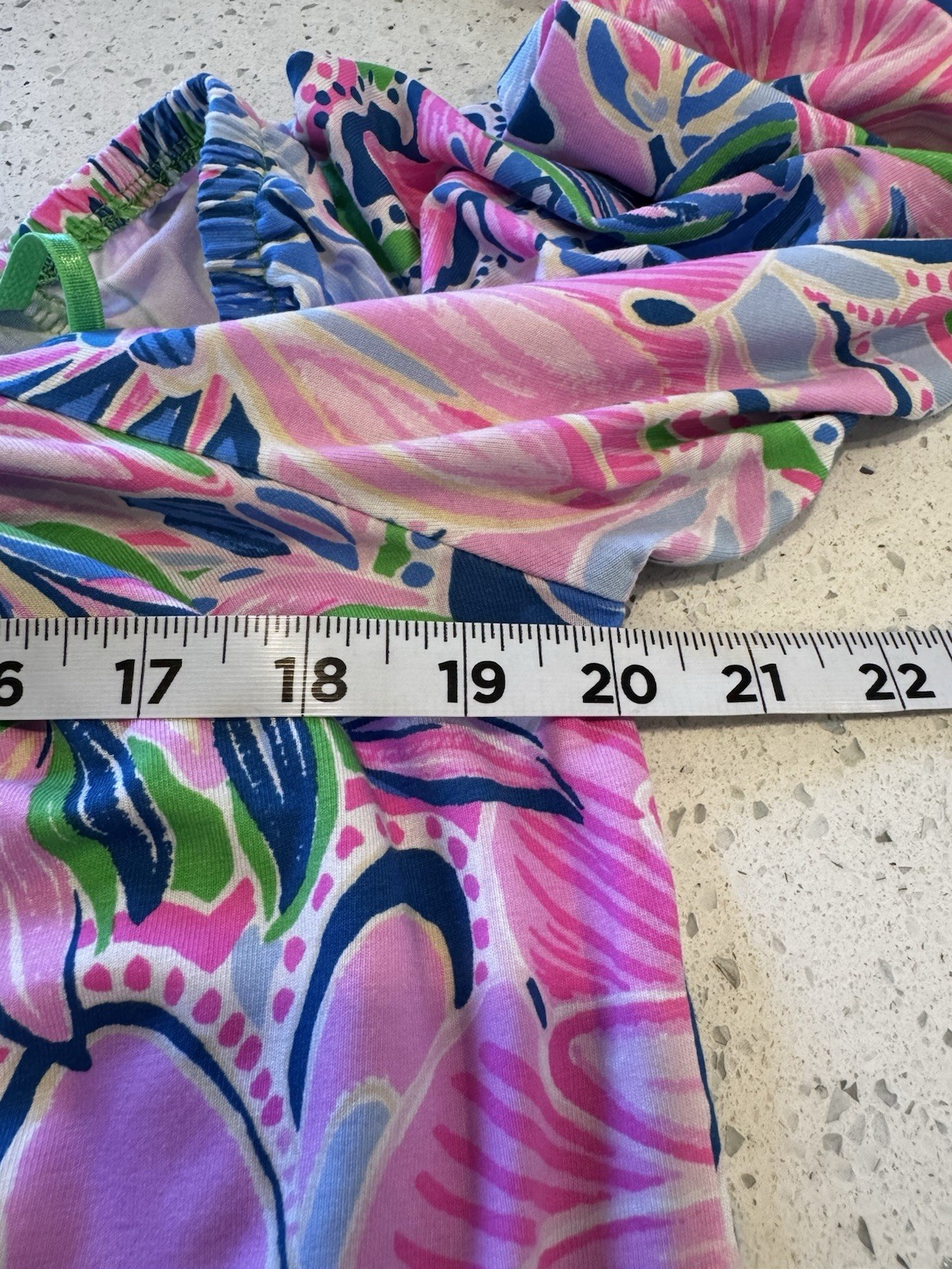 Lilly Pulitzer Lana Long Sleeve Skort Romper Gecko Green Tiger Sunrise Size Lrg