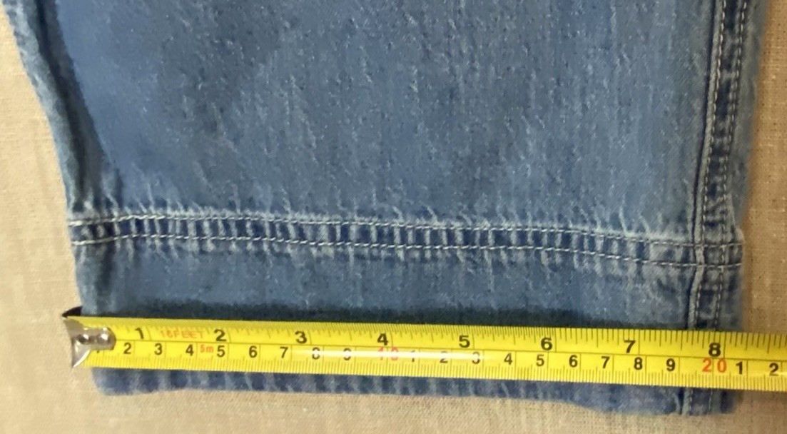 Denim Jumpsuit Sz 10 Indigo Blue Long Sleeve Lightweight Utility Boiler Suit