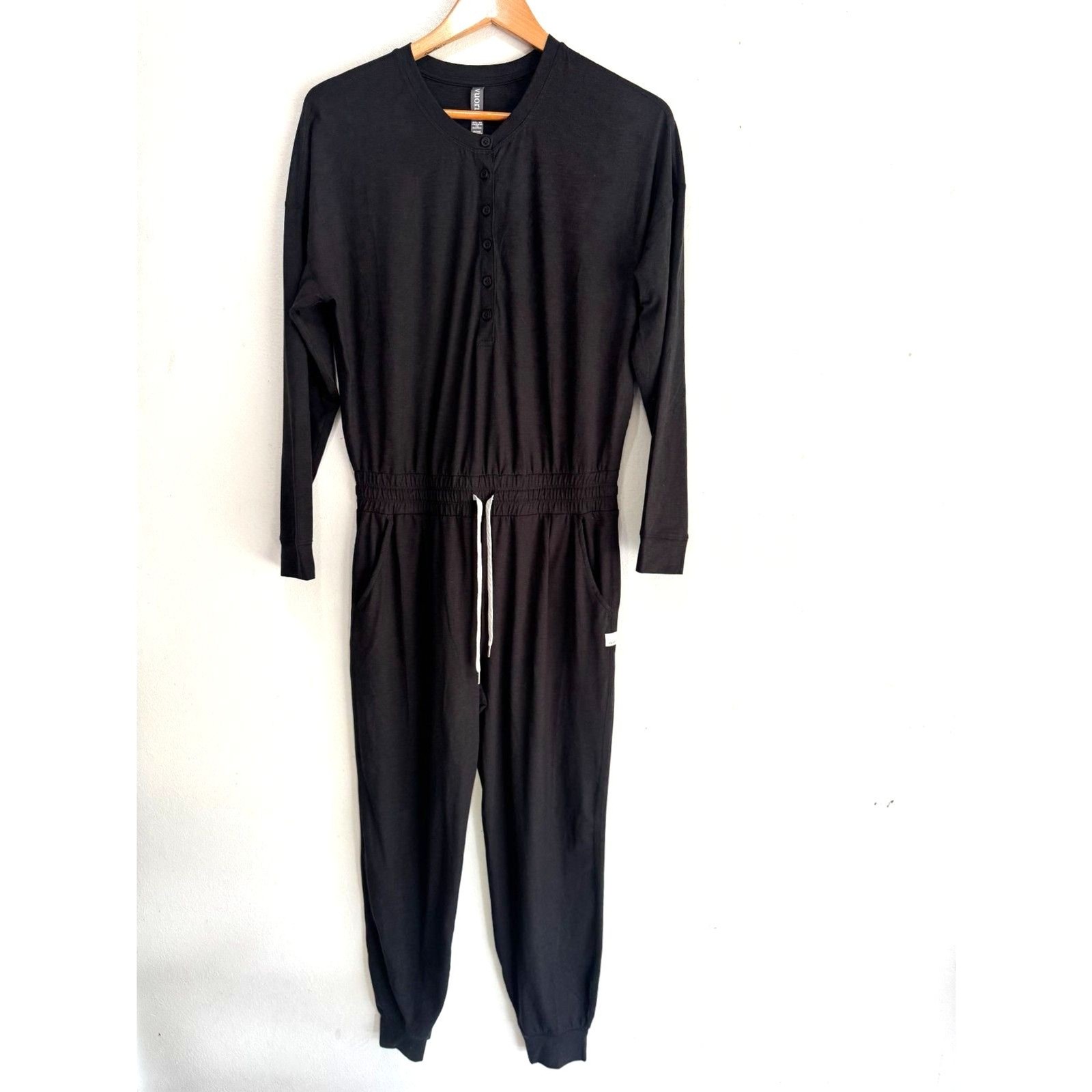 Vuori jumpsuit jogger drawstring athleisure lounge wear sport casual women S