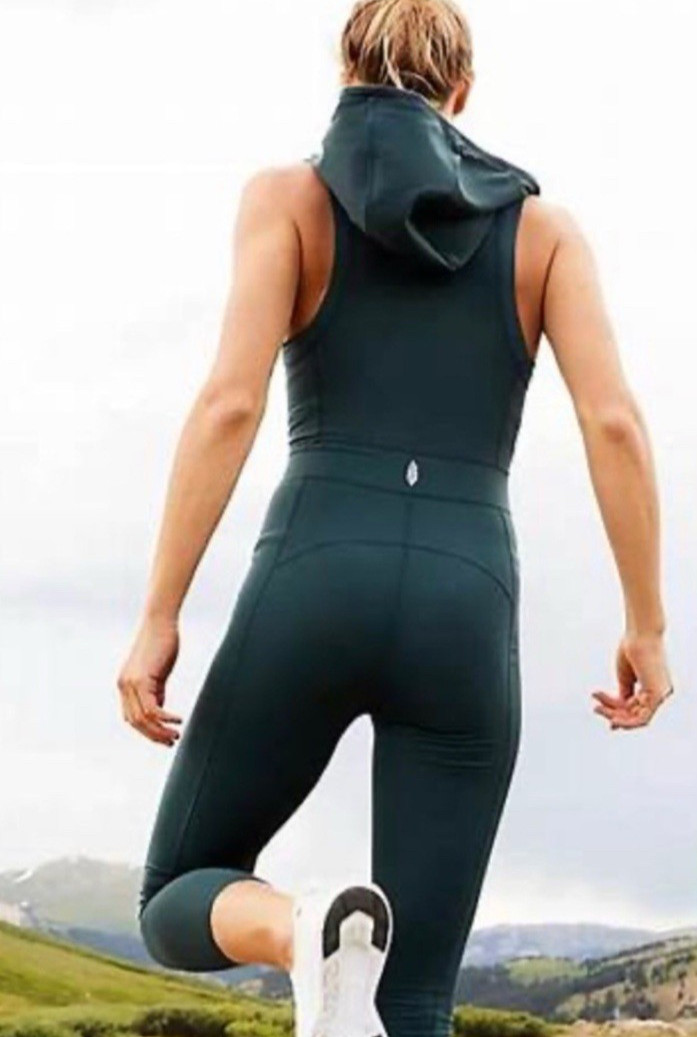 Free People Movement Jumpsuit Yosemite Performance One Piece Runsie XS Green