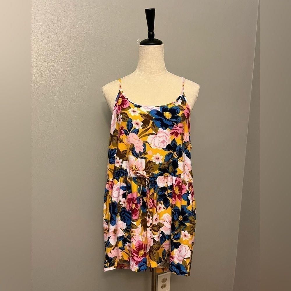 NWT Jolie and Joy by Full Circle Trend Floral Romper with Pockets – Size 1X