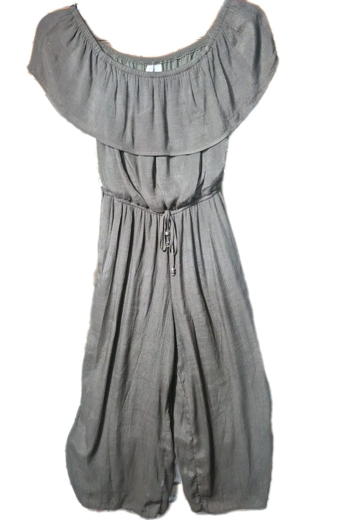 Jumpsuit Romper Women’s Sz S Forest Green Ankle Length Fully Lined