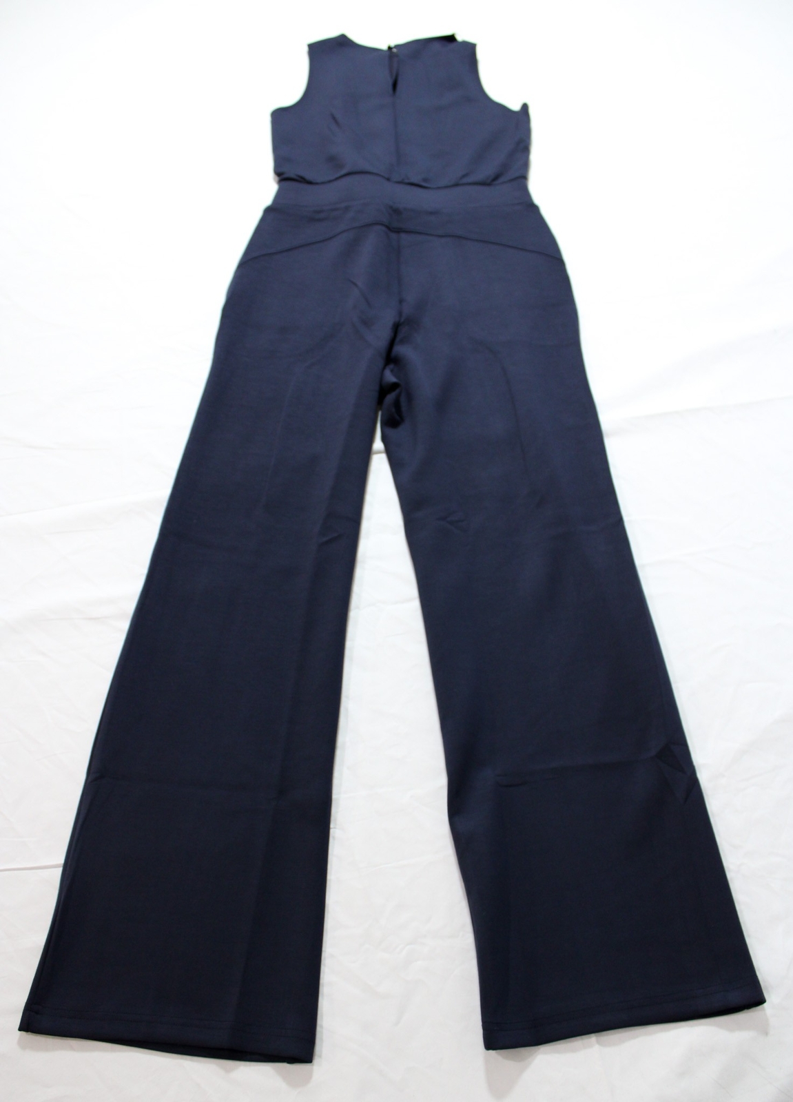 Rebody Women’s That’s A Wrap Soft Scuba Tank Jumpsuit BE5 Cool Navy Medium