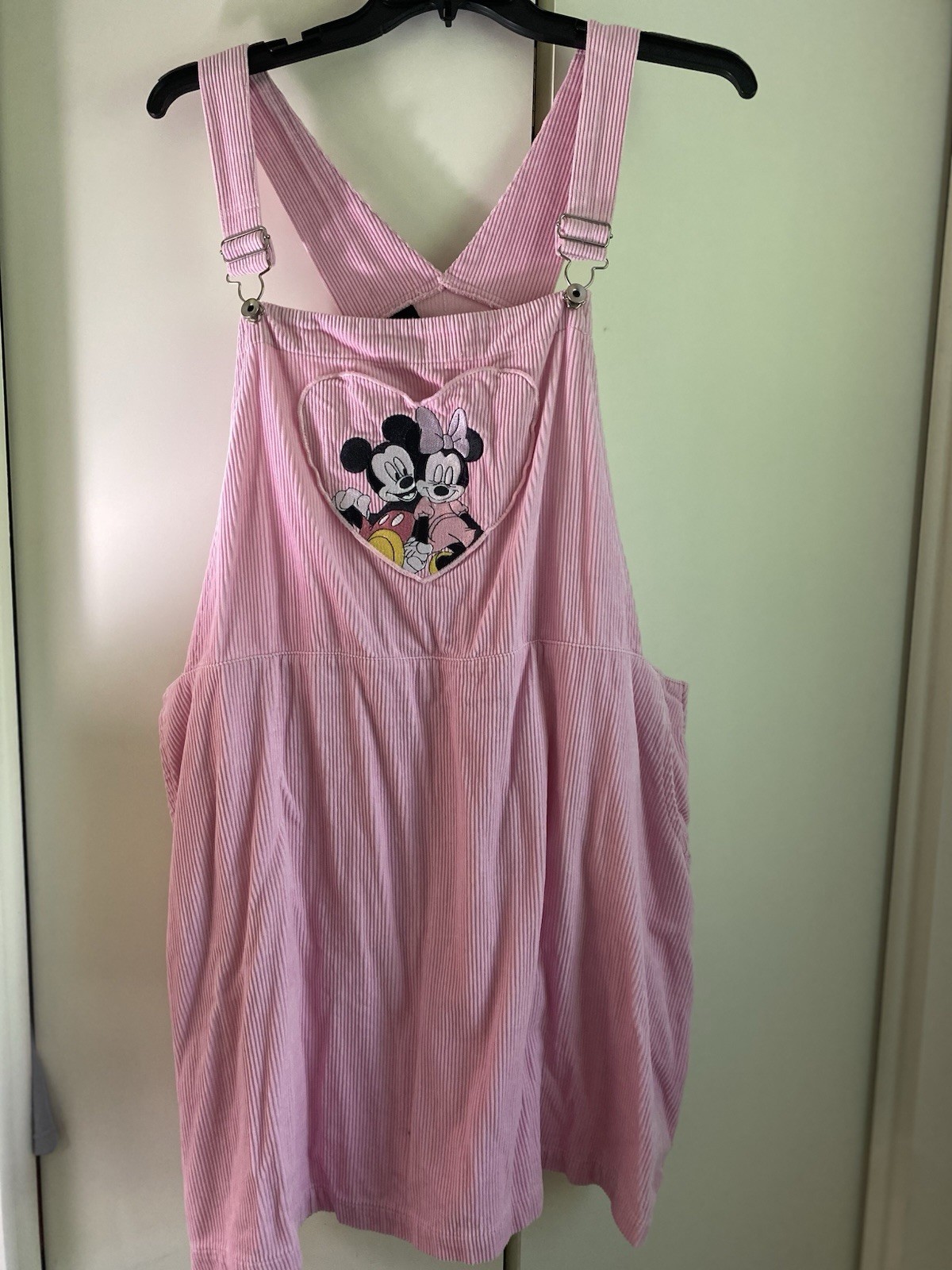 Disney Minnie and Mickey Corduroy Overall Dress 3X