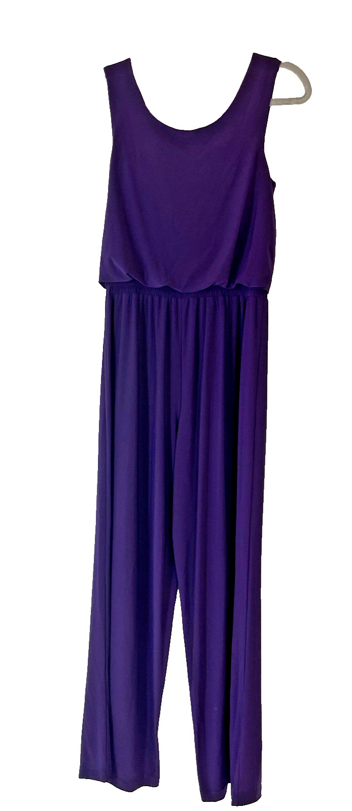 NWOT Purple Sleeveless Emma & Michele One-Piece Jumpsuit – Size Small