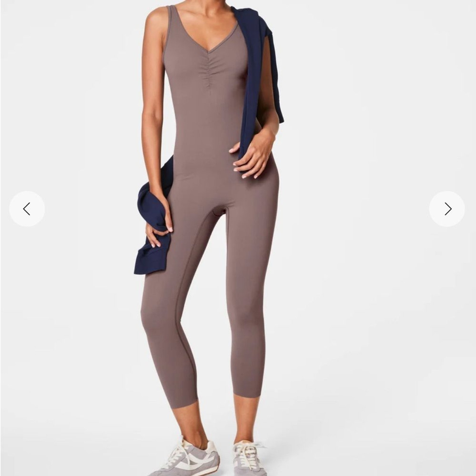 Spanx SPANXshape Booty Boost Smoke br Jumpsuit Size L NEW