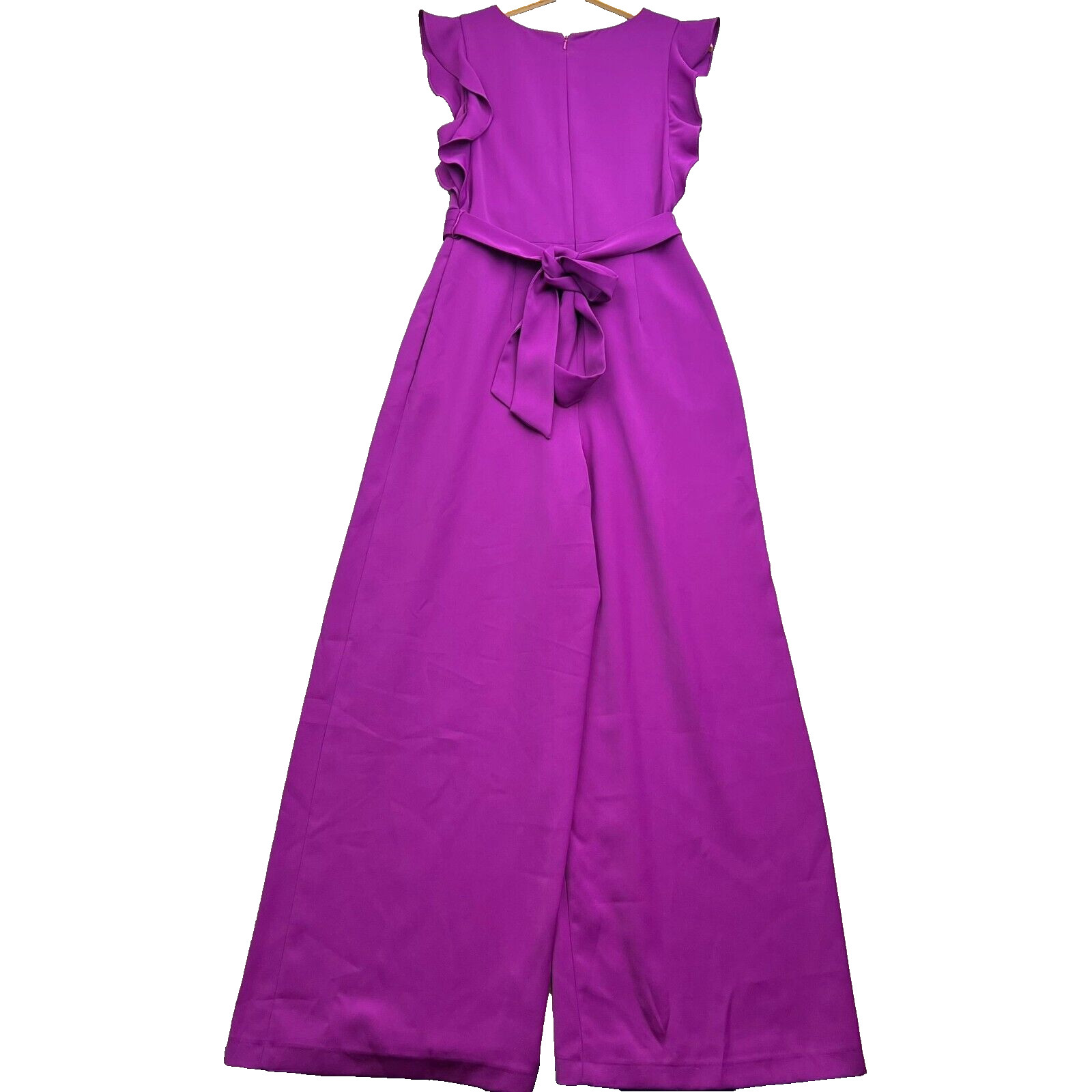 PHASE EIGHT Jumpsuit Women UK 10 Ayla Magenta Ruffle Wrap RRP £139 SOLD OUT