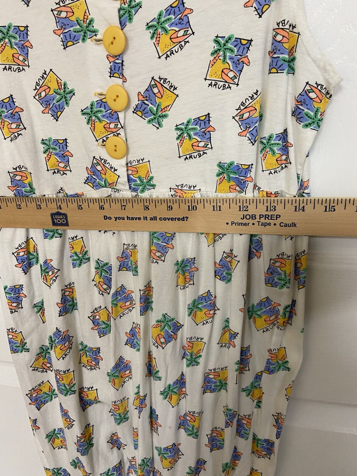 GITANO Nites Aruba Romper/Jumpsuit Vintage 80s Casual Retro | Small
