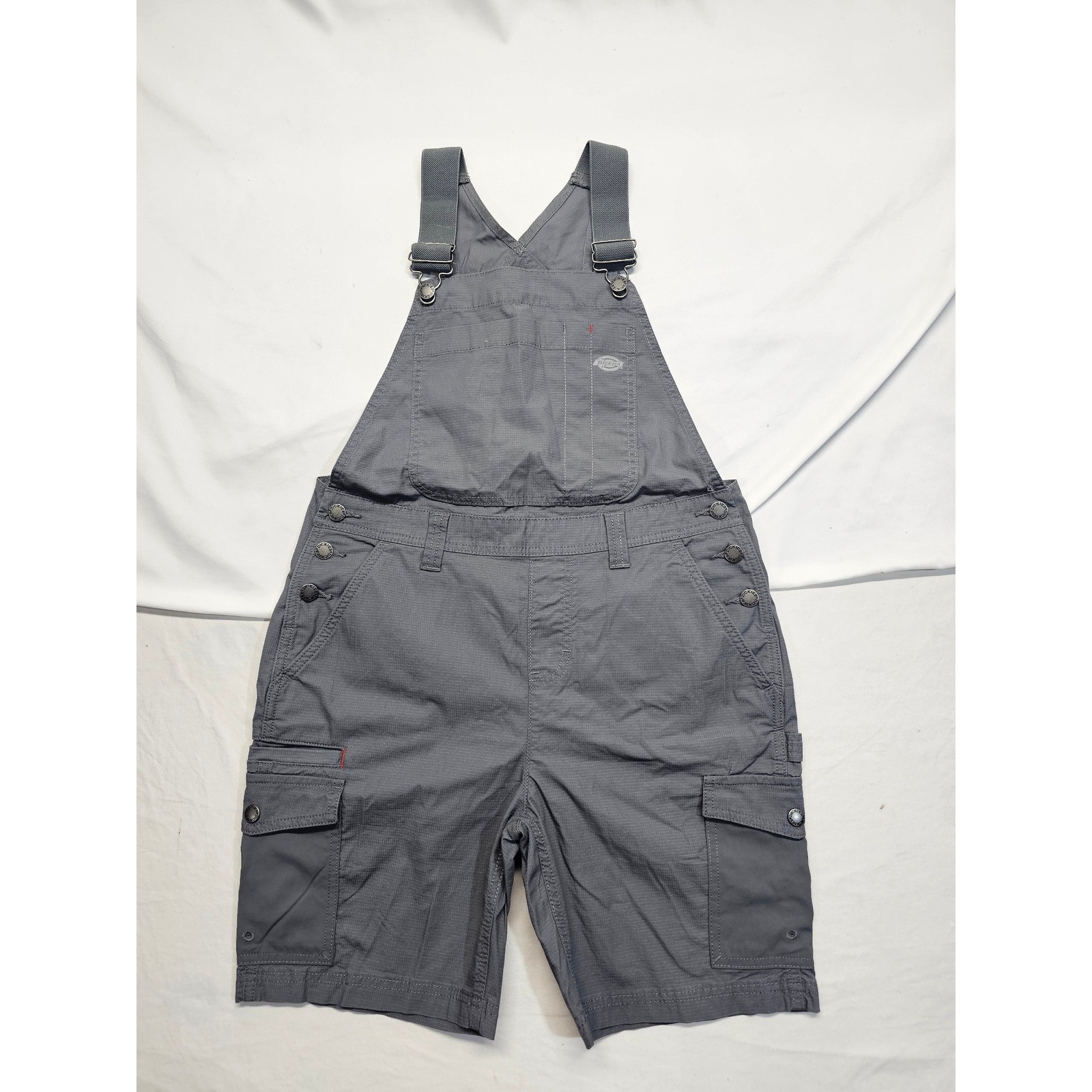 Dickies Cooling Temp-iQ Cargo Short Overalls Gray Ripstop XS SBF404RGA