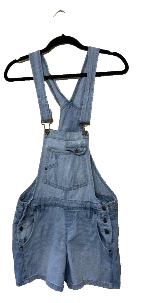 Lei denim short overalls sz S y2k 90s light wash casual western cowgirlcore long