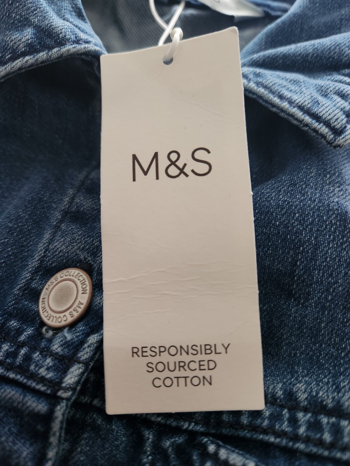 M&S Denim Belted Jump Suit ~ Size 14 Regular