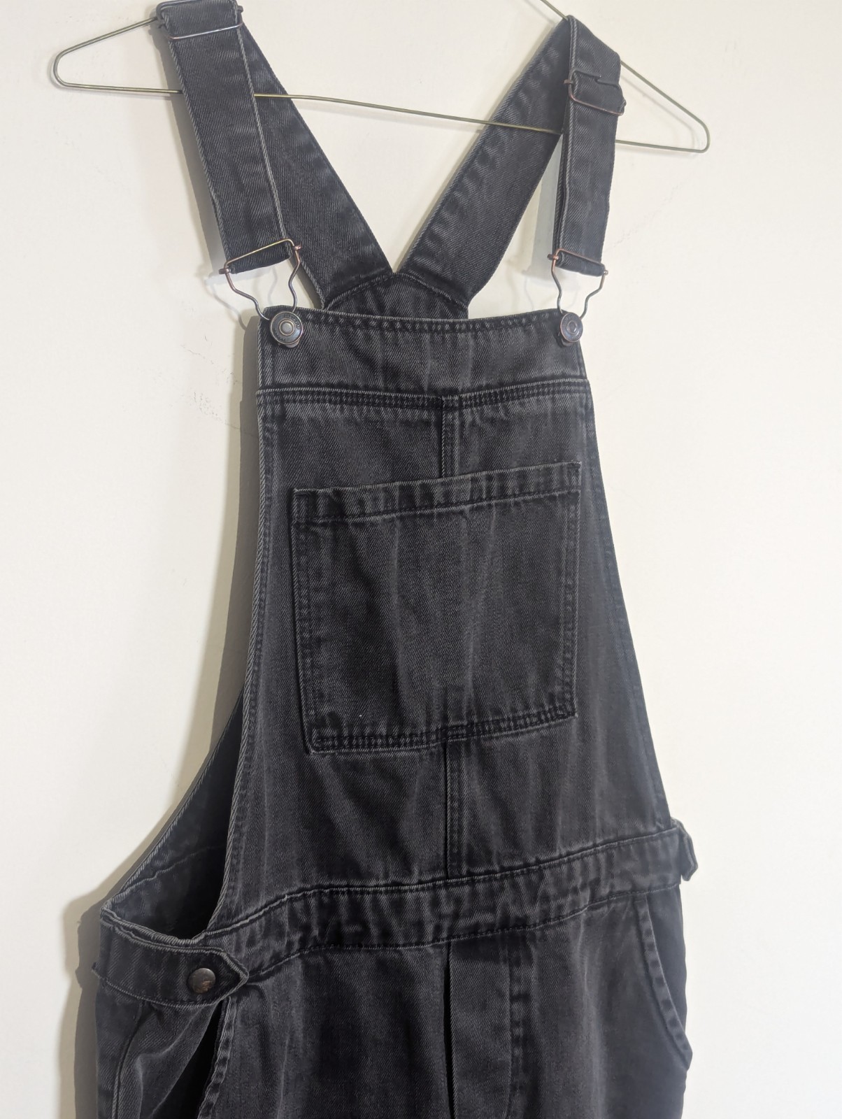 Moto Womens Denim Overalls Size 4 Black 90’s Western Outdoor Gardening