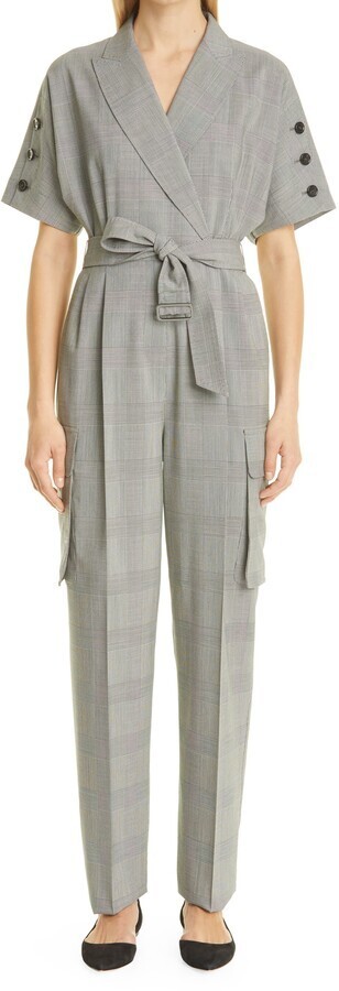 🌟MAX MARA Virgin WOOL Canvas Jumpsuit 4US_ 6Gb_ 34De_ 38It_ 36Fr ‘BARI’