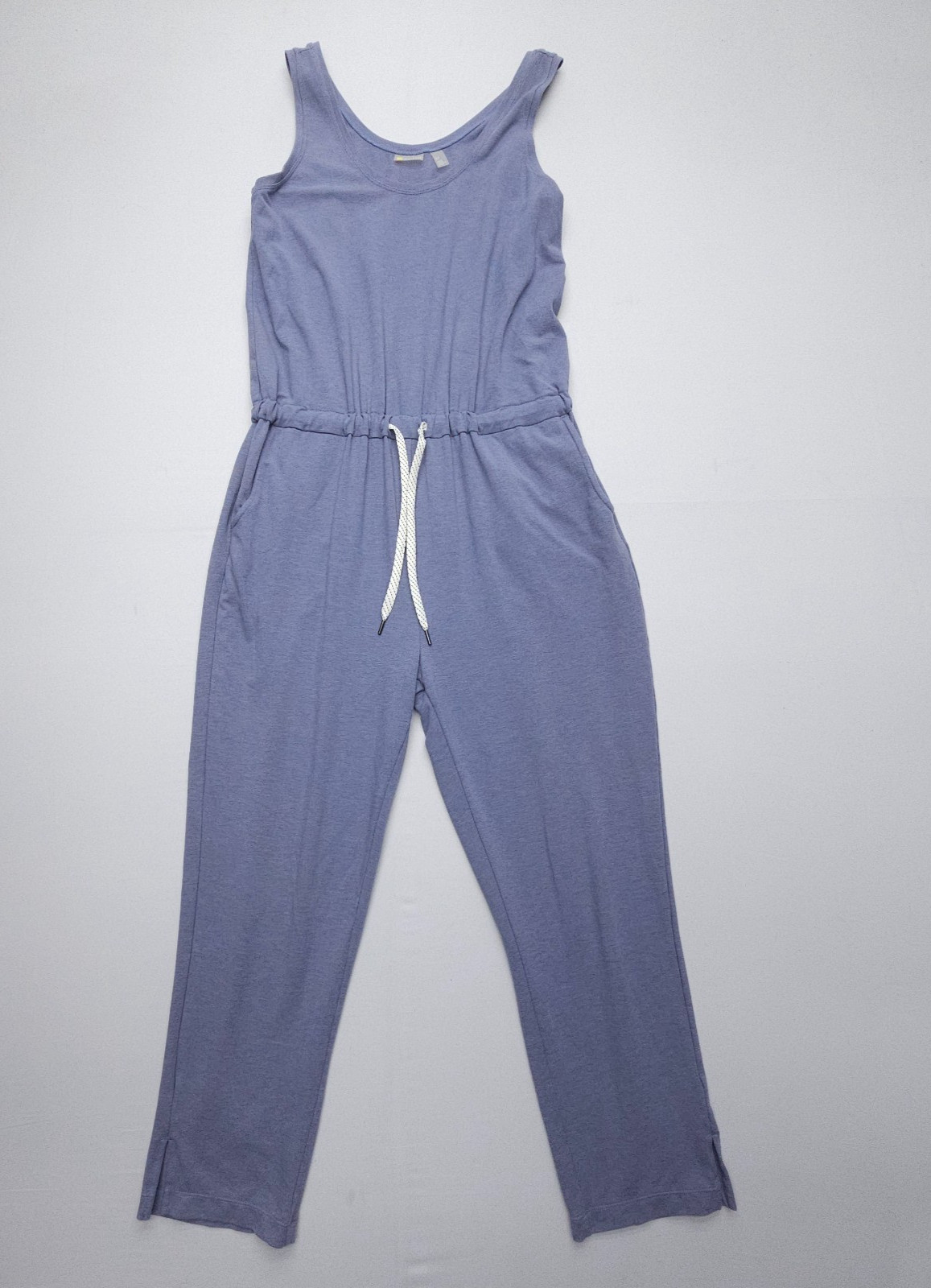 Zella Gwen Sleeveless Knit Romper Jumpsuit Tencel One Piece Medium Gym Yoga Walk