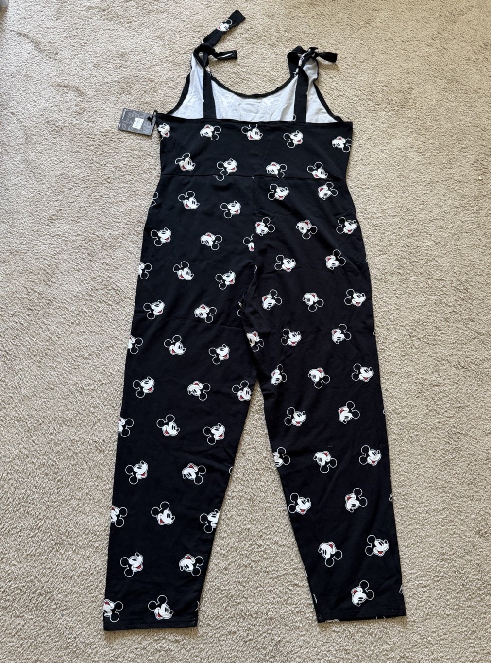 NWT ~ Cakeworthy ~ Mikey Mouse Tie Jumpsuit ~ Park Ready ~ Size XXL