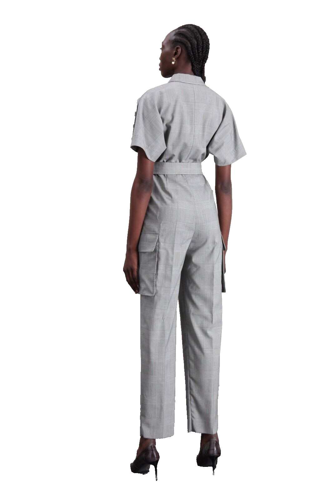 🌟MAX MARA Virgin WOOL Canvas Jumpsuit 4US_ 6Gb_ 34De_ 38It_ 36Fr ‘BARI’