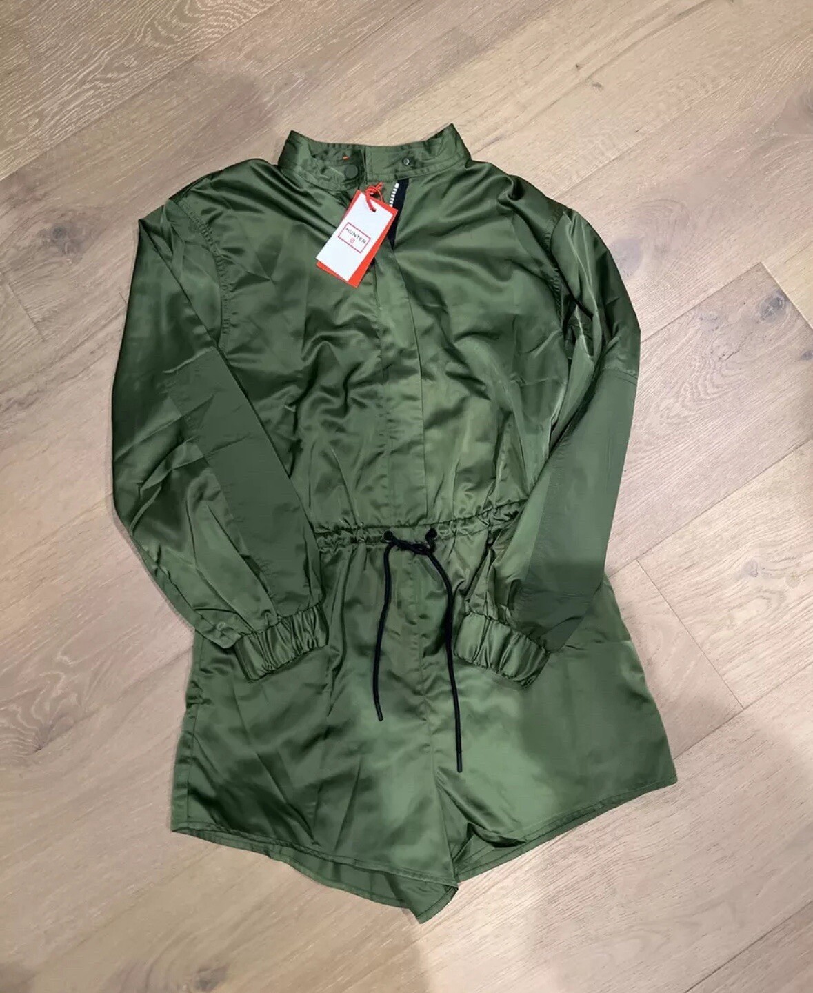 NWT Hunter Target Olive Green Romper Long Sleeve Size Small S