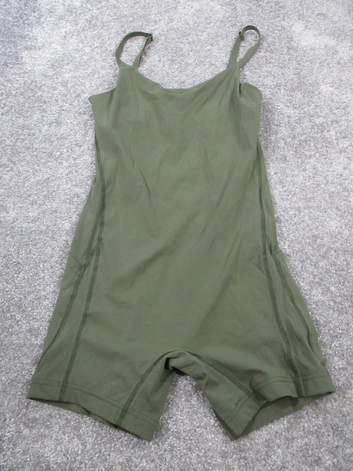 Outdoor Voices Romper Womens Small Green Yoga Pullover