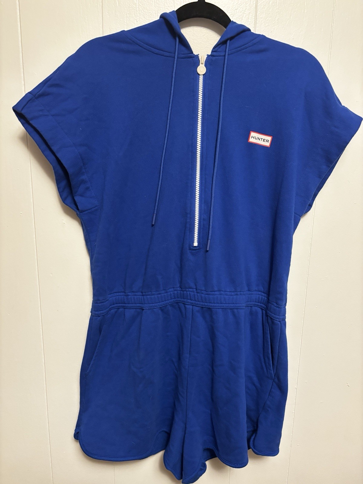 Hunter Target Royal Blue Jumper With Pockets Size Large