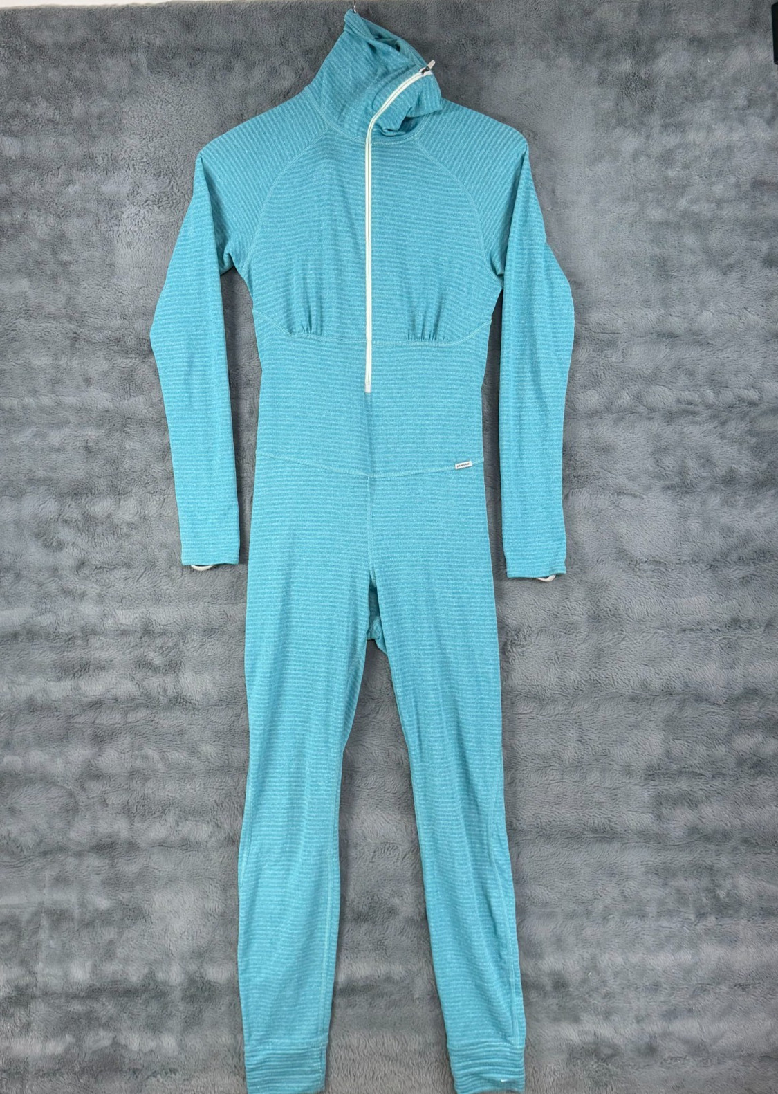Patagonia One Piece Body Suit Baselayer Womens XS Blue Capilene 4 Expedition