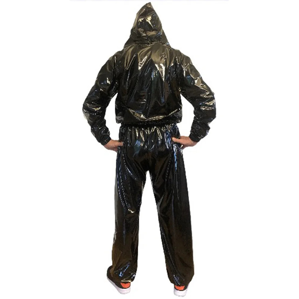Front Zip Long Sleeves Catsuits Long Loose Rompers Ankle-Length Pants Jumpsuits