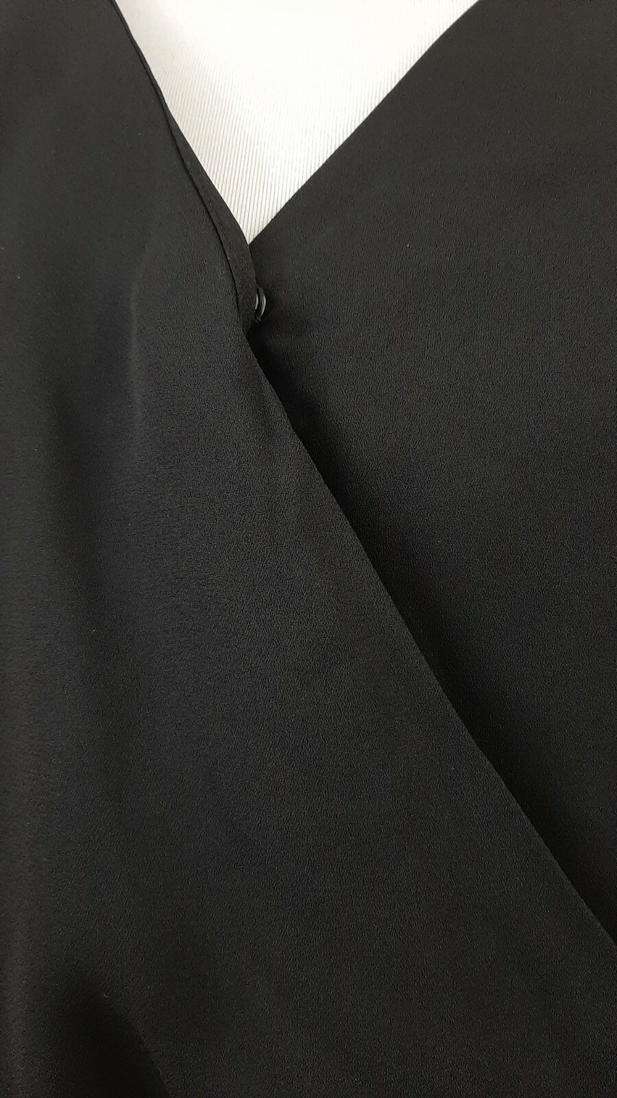Modcloth Arrive and Thrive Wide-Leg Jumpsuit Black XS Pockets Tie Back $89 NWT