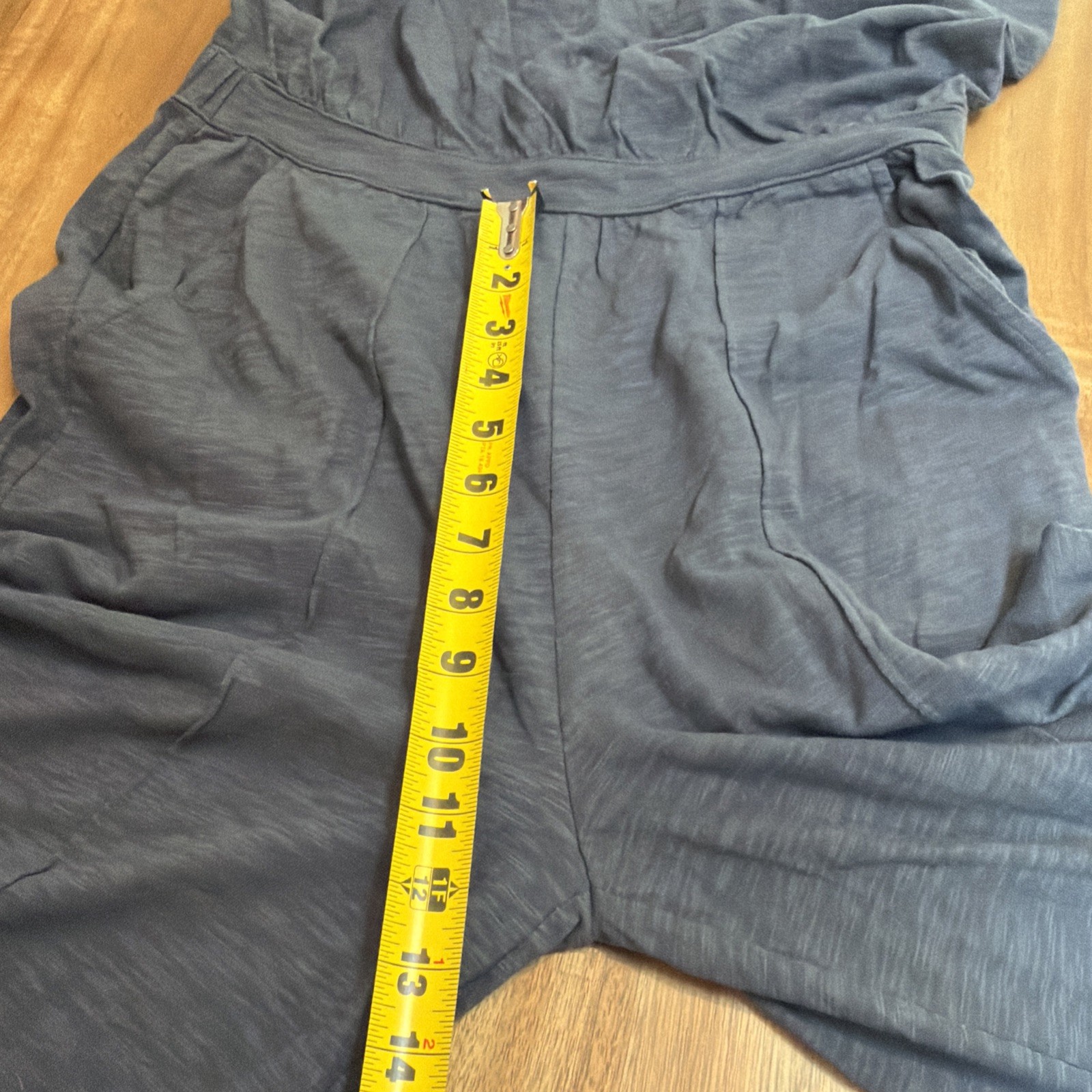 Upwest Charcoal Gray Wide-leg Slub-Knit Jumpsuit Sz Medium NWT