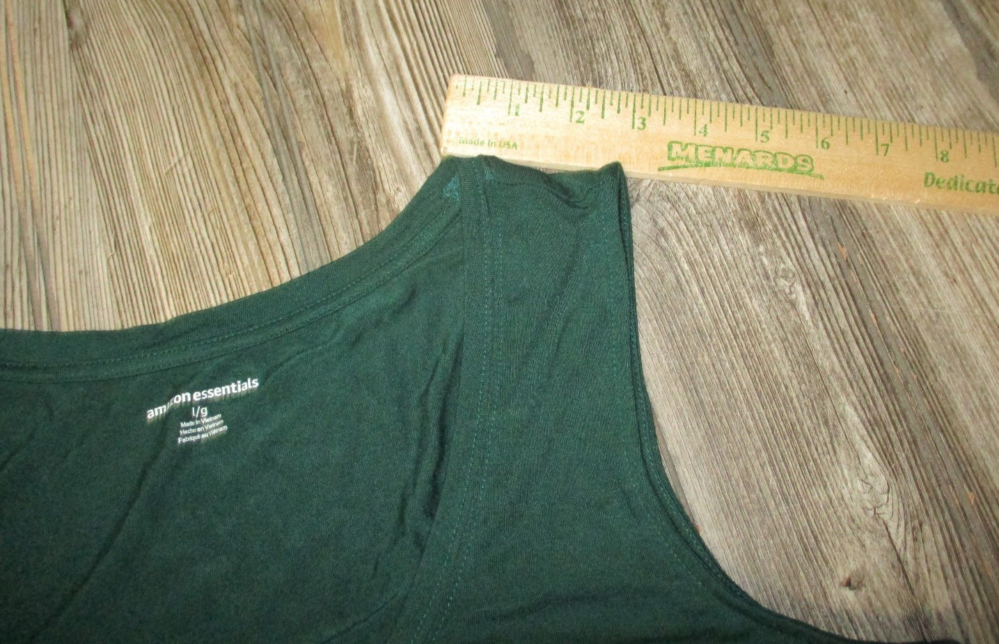 Amazon Essentials Women Sleeveless Scoopneck Wide-Leg Jumpsuit Sz Large Green