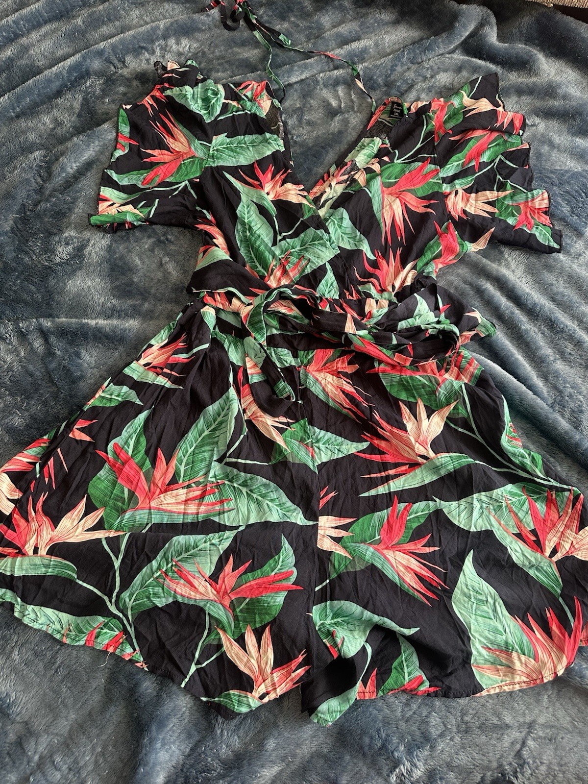 Tropical Floral Romper