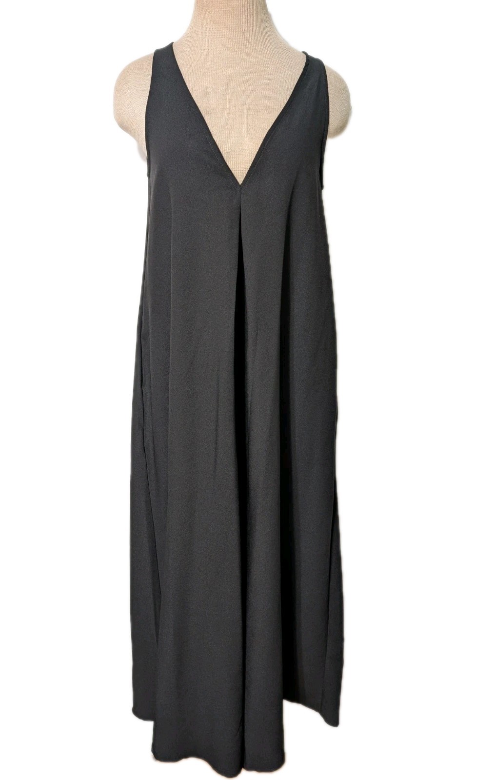 ASOS DESIGN Wide Leg Sleeveless Black Jumpsuit Size 2 NWOT
