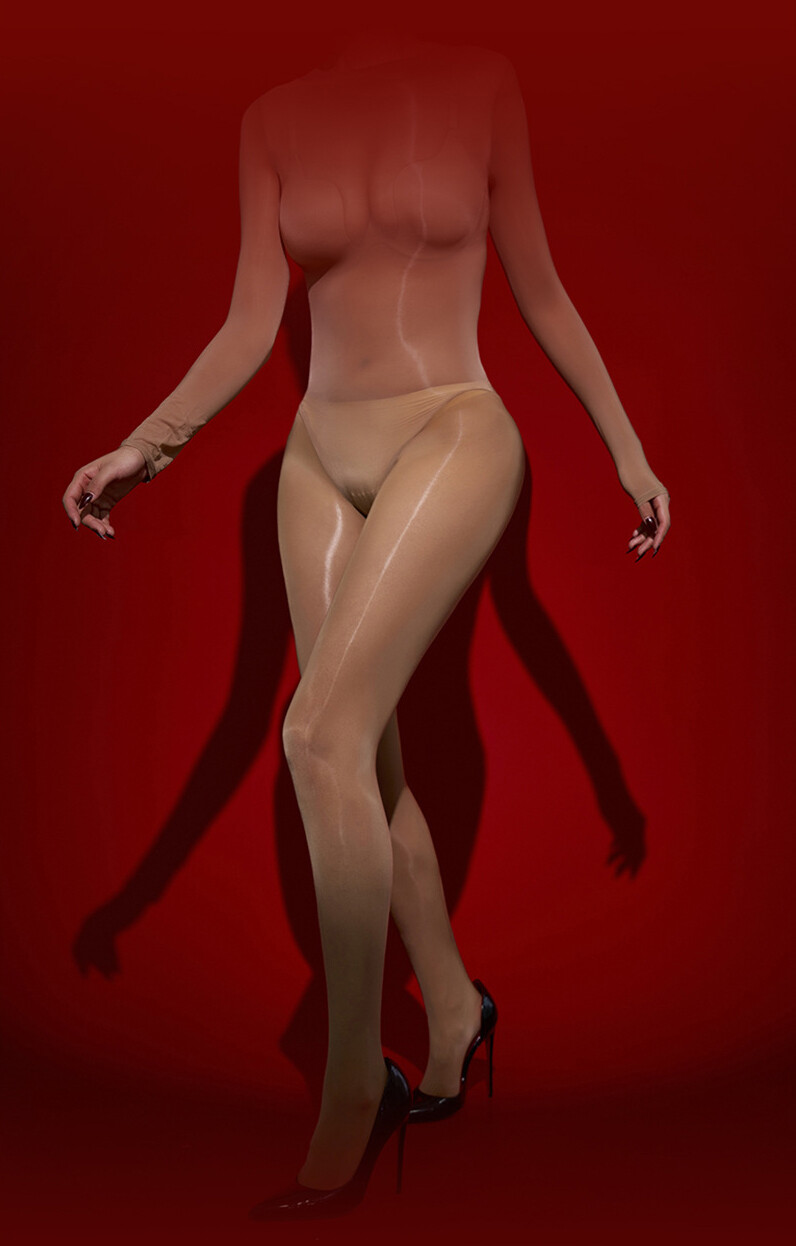Unisex oil Shiny Bodysuit Glossy Transparent Seamless Full Bodystocking Jumpsuit