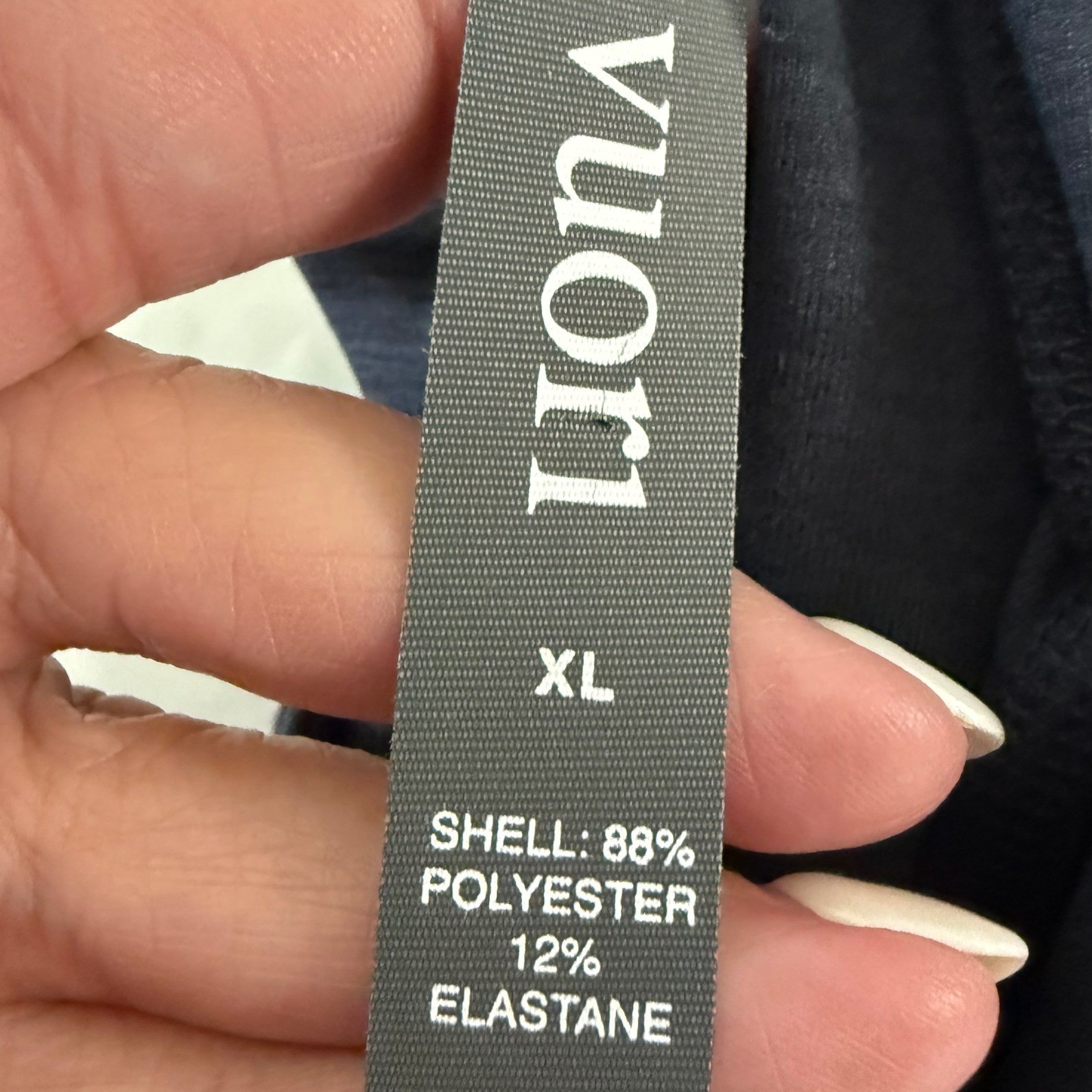 Vuori Lux Henley Jumpsuit Ink Heather Navy Blue XL VW478 New With Tags Fast Ship