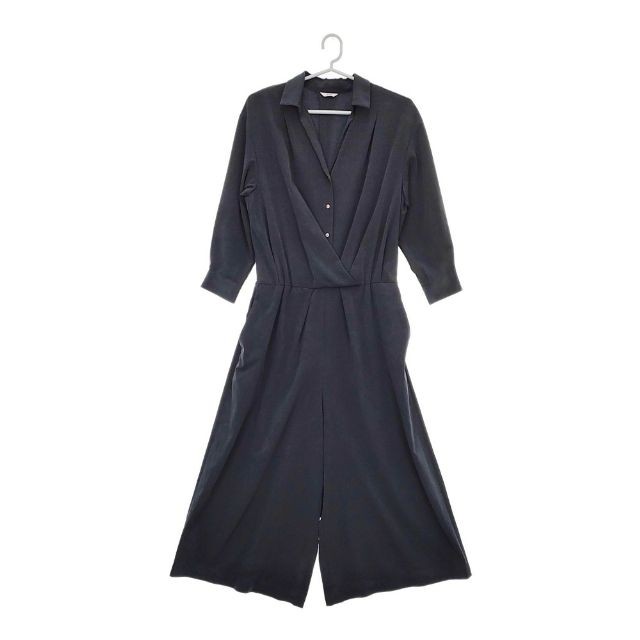 IENA Triacetate polyester overalls All in One Tsunagi Navy 5-0416M∞