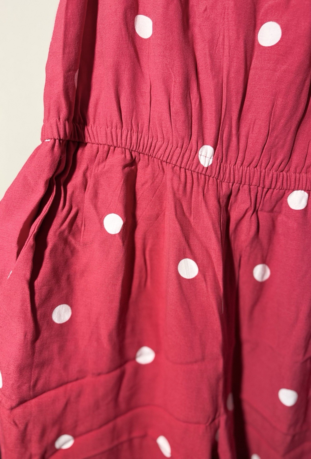 LOFT Sleeveless Jumpsuit Women’s Size Small Polka Dots Pockets Adjustable NWT