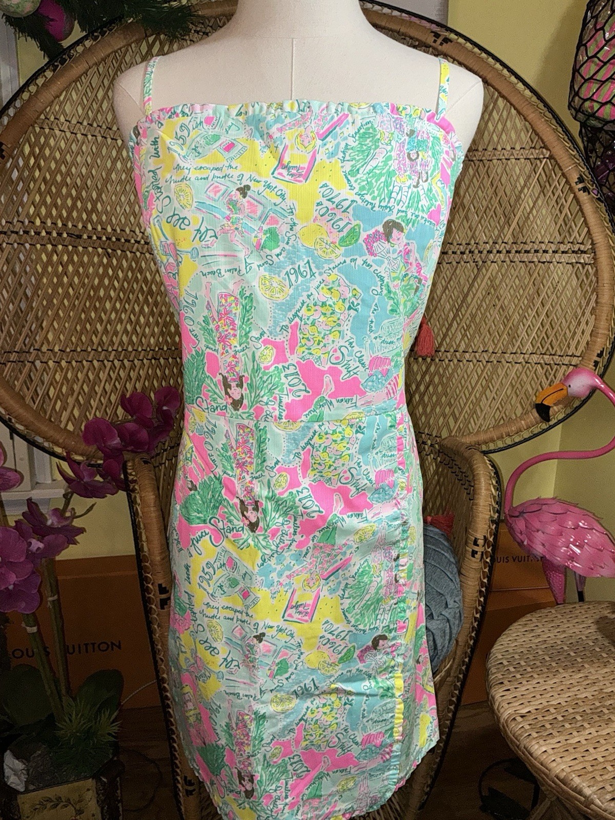 Lilly Pulitzer NWT Jesse Romper Pop Up In The Beginning Size 16