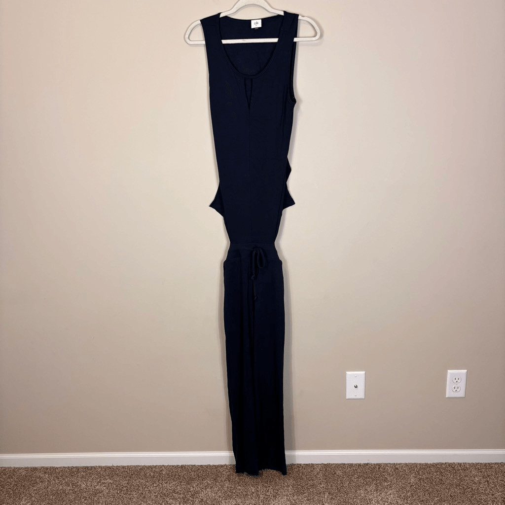 Cabi Navy Blue Summer Sleeveless Jumpsuit Style# 5954 Size XS